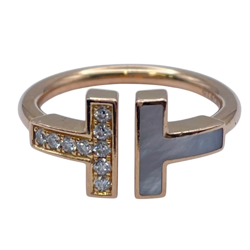 ティファニー TIFFANY＆CO Tワイヤーリング ピンクゴールド Au750 ジュエリー