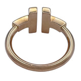 ティファニー TIFFANY＆CO Tワイヤーリング ピンクゴールド Au750 ジュエリー