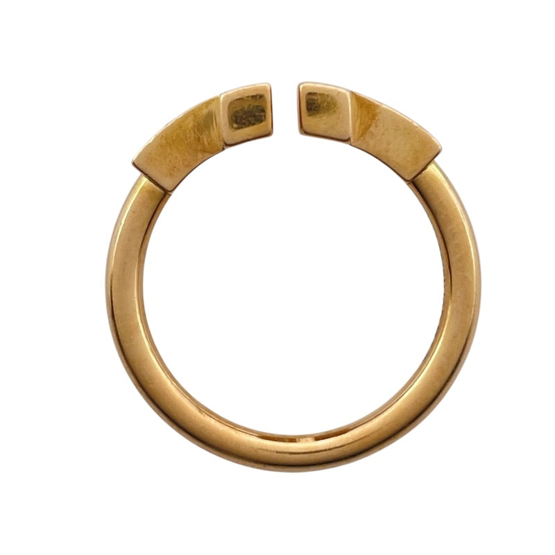 ティファニー TIFFANY＆CO Tワイヤーリング ピンクゴールド Au750 ジュエリー