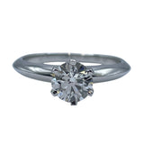 ティファニー TIFFANY＆CO ソリティアリング プラチナ Pt950 ダイヤモンド ジュエリー