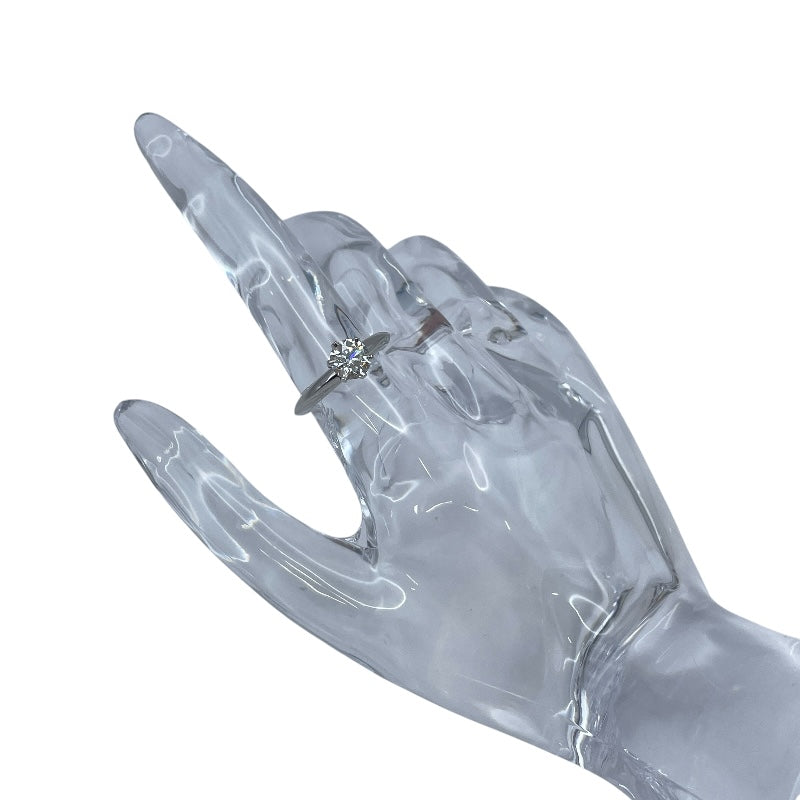 ティファニー TIFFANY＆CO ソリティアリング プラチナ Pt950 ダイヤモンド ジュエリー