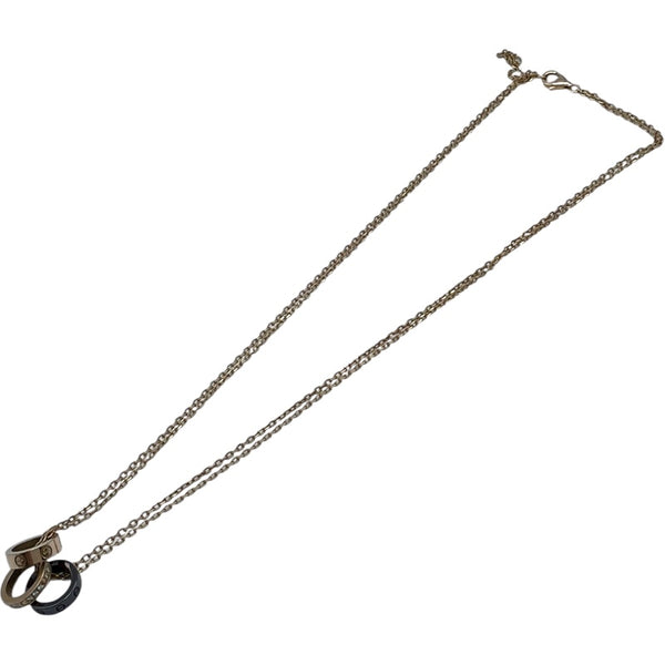 カルティエ Cartier ラブスリーフープダイヤネックレス ピンクゴールド 750/セラミック/ダイヤモンド ジュエリー