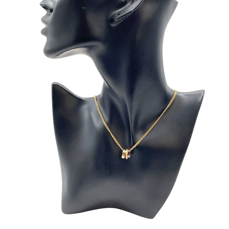 カルティエ Cartier ラブスリーフープダイヤネックレス ピンクゴールド 750/セラミック/ダイヤモンド ジュエリー