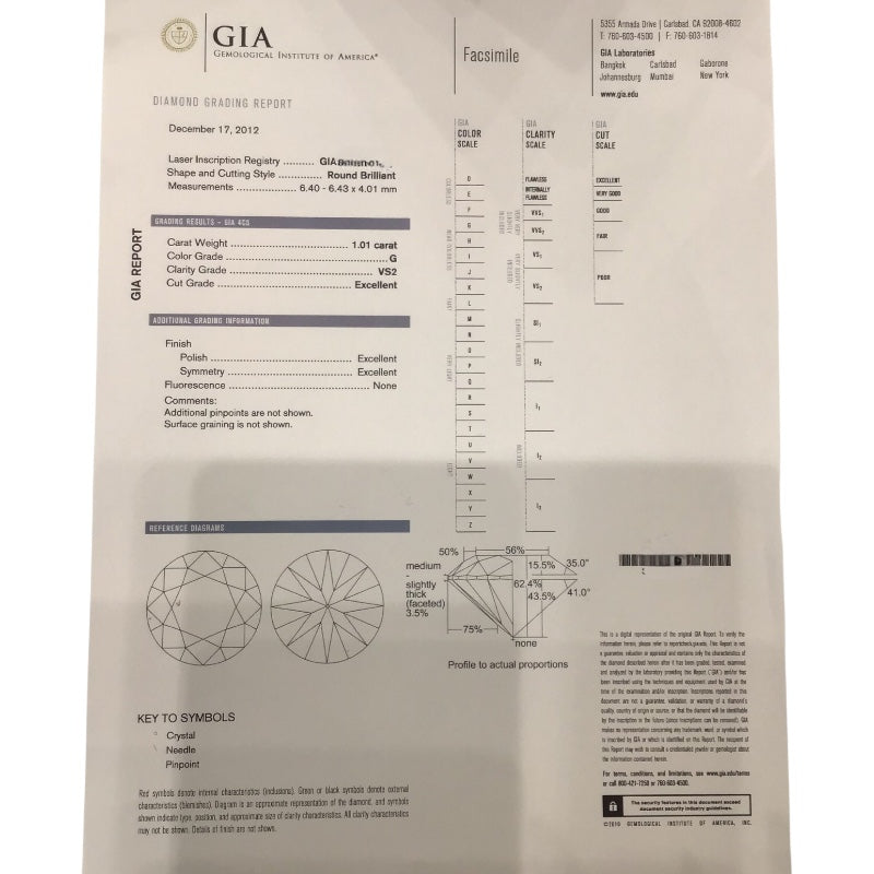 セッティングリング プラチナ Pt950/ダイヤモンド ジュエリー