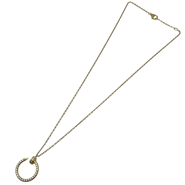 カルティエ Cartier ジュストアングルダイヤネックレス ゴールド AU750 ジュエリー