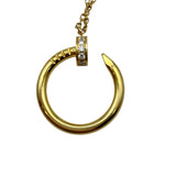 カルティエ Cartier ジュストアングルダイヤネックレス ゴールド AU750 ジュエリー