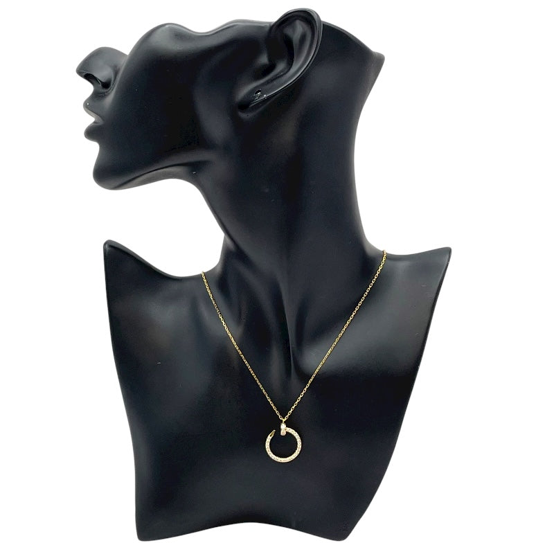カルティエ Cartier ジュストアングルダイヤネックレス ゴールド AU750 ジュエリー