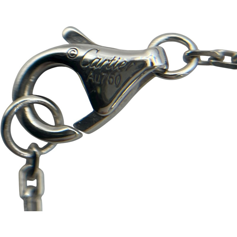 カルティエ Cartier ジャストアンクルダイヤネックレス ホワイトゴールド 750 ジュエリー