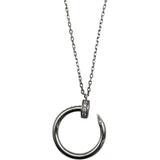 カルティエ Cartier ジャストアンクルダイヤネックレス ホワイトゴールド 750 ジュエリー