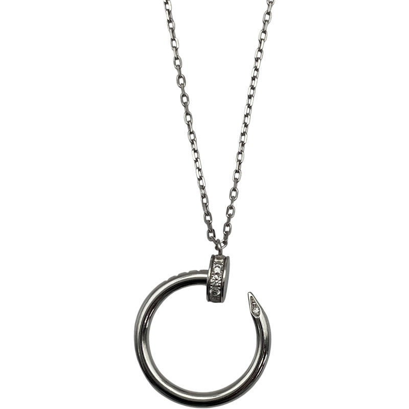 カルティエ Cartier ジャストアンクルダイヤネックレス ホワイトゴールド 750 ジュエリー