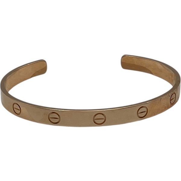 カルティエ Cartier オープンラブブレス ピンクゴールド 750 ジュエリー