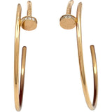 カルティエ Cartier ジュストアンクルピアス ピンクゴールド Au750/ダイヤモンド ジュエリー