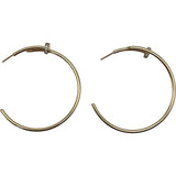 カルティエ Cartier ジュストアンクルピアス ピンクゴールド Au750/ダイヤモンド ジュエリー