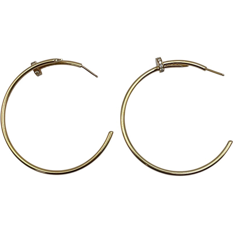 カルティエ Cartier ジュストアンクルピアス ピンクゴールド Au750/ダイヤモンド ジュエリー