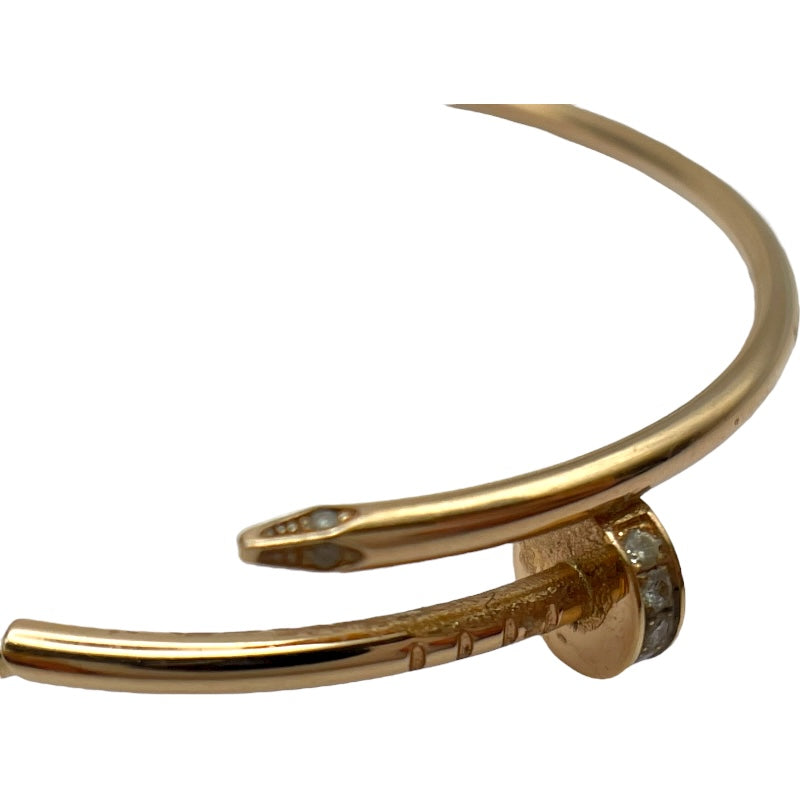 カルティエ Cartier ジュストアンクルピアス ピンクゴールド Au750/ダイヤモンド ジュエリー