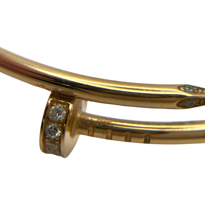 カルティエ Cartier ジュストアンクルピアス ピンクゴールド Au750/ダイヤモンド ジュエリー