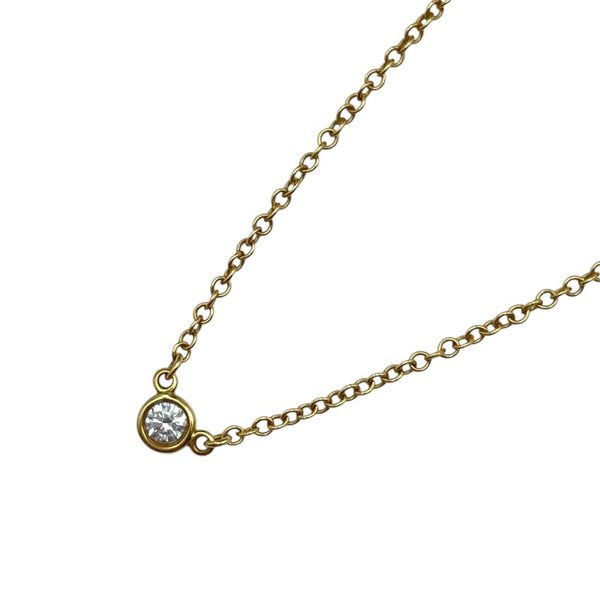 ティファニー TIFFANY＆CO バイザーヤードネックレス ゴールド Au750 ジュエリー