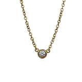 ティファニー TIFFANY＆CO バイザーヤードネックレス ゴールド Au750 ジュエリー