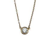 ティファニー TIFFANY＆CO バイザヤードネックレス ピンクゴールド Au750 ジュエリー