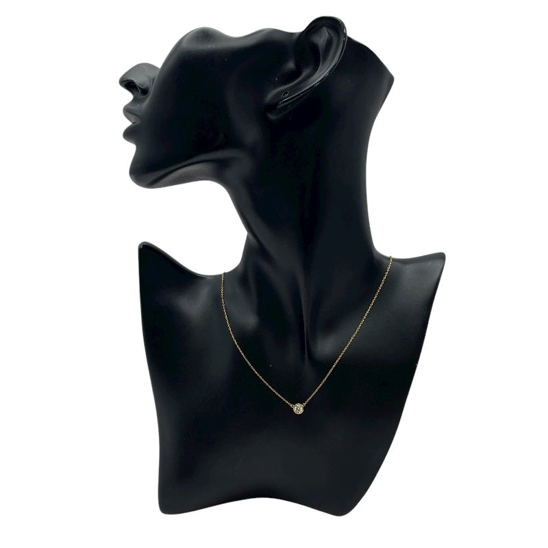 ティファニー TIFFANY＆CO バイザヤードネックレス ピンクゴールド Au750 ジュエリー