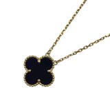 ヴァンクリーフ＆アーペル Van Cleef & Arpels ヴィンテージアルハンブラネックレス ゴールド Au750 オンキス ジュエリー