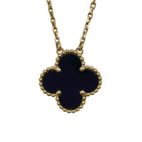 ヴァンクリーフ＆アーペル Van Cleef & Arpels ヴィンテージアルハンブラネックレス ゴールド Au750 オンキス ジュエリー