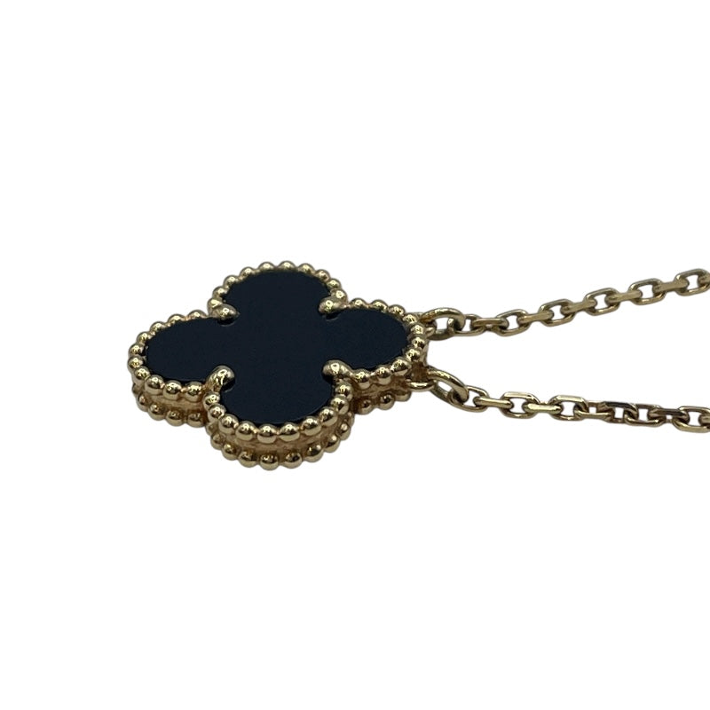 ヴァンクリーフ＆アーペル Van Cleef & Arpels ヴィンテージアルハンブラネックレス ゴールド Au750 オンキス ジュエリー