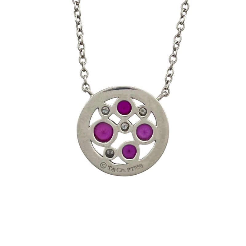 ティファニー TIFFANY＆CO コブルストーンネックレス プラチナ Pt950 ジュエリー