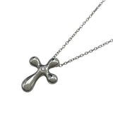 ティファニー TIFFANY＆CO スモールクロス1Pダイヤネックレス シルバー SV925 ジュエリー