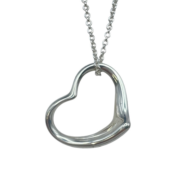 ティファニー TIFFANY＆CO オープンハートネックレス シルバー SV925 ジュエリー
