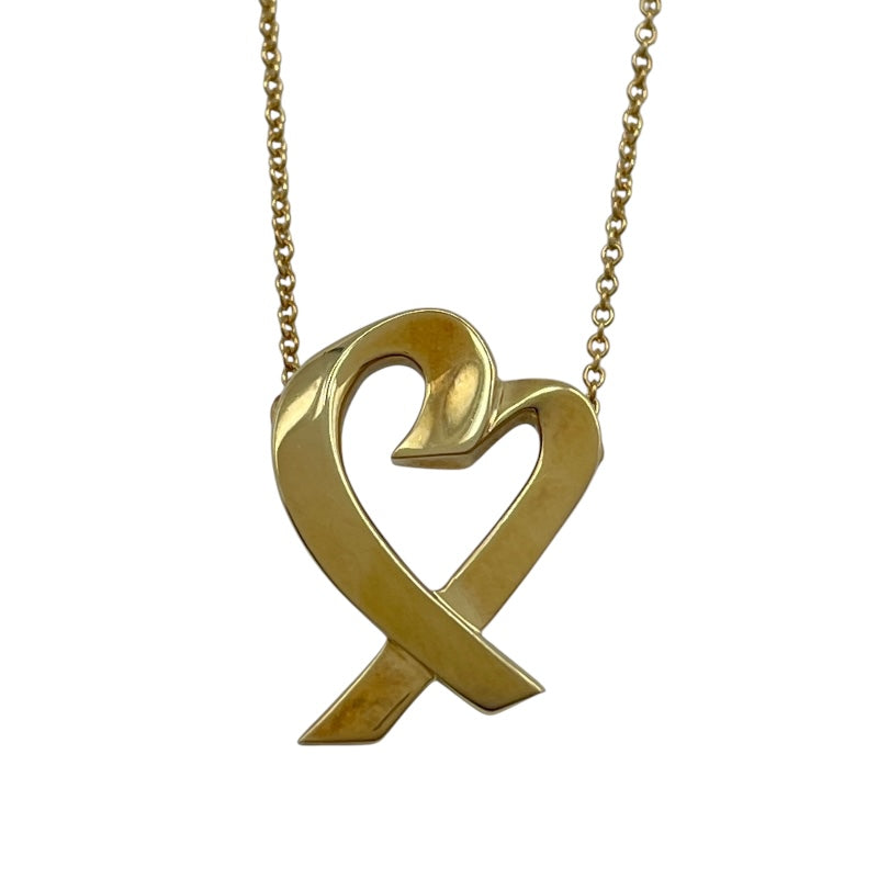 ティファニー TIFFANY＆CO ラビングハートネックレス ゴールド 750 ジュエリー