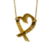 ティファニー TIFFANY＆CO ラビングハートネックレス ゴールド 750 ジュエリー