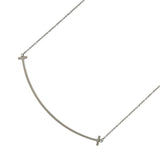 ティファニー TIFFANY＆CO Tスマイルネックレ スラージ K18WG ジュエリー