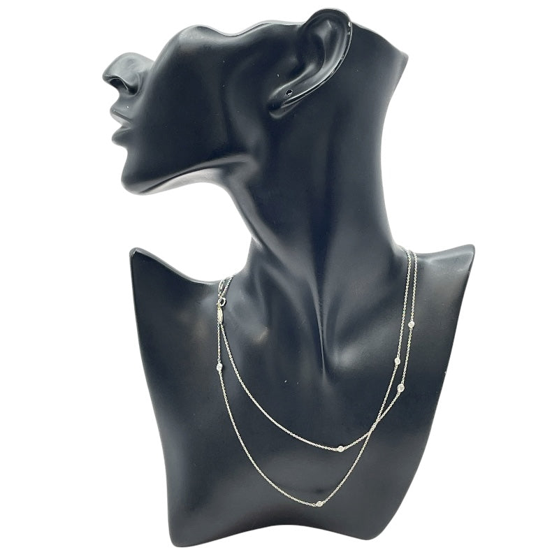 ティファニー TIFFANY＆CO バイザヤード ロングネックレス 9P Pt950