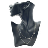 ティファニー TIFFANY＆CO バイザヤード ロングネックレス 9P Pt950 ダイヤモンド ジュエリー