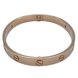 カルティエ Cartier ラブブレス 4Pダイヤ #17 K18PG ダイヤモンド ジュエリー