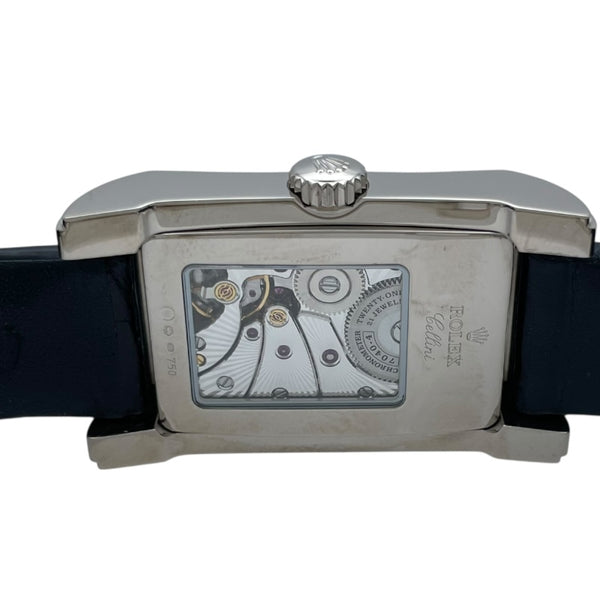 ロレックス ROLEX チェリーニプリンス 5443/9 ブラック K18WG 手巻き メンズ 腕時計