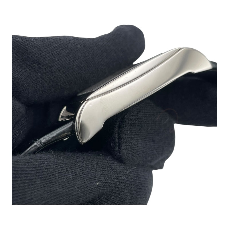 ロレックス ROLEX チェリーニプリンス 5443/9 ブラック K18WG 手巻き メンズ 腕時計