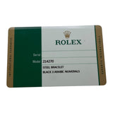 ロレックス ROLEX エクスプローラー１ 214270 ブラック SS 自動巻き メンズ 腕時計