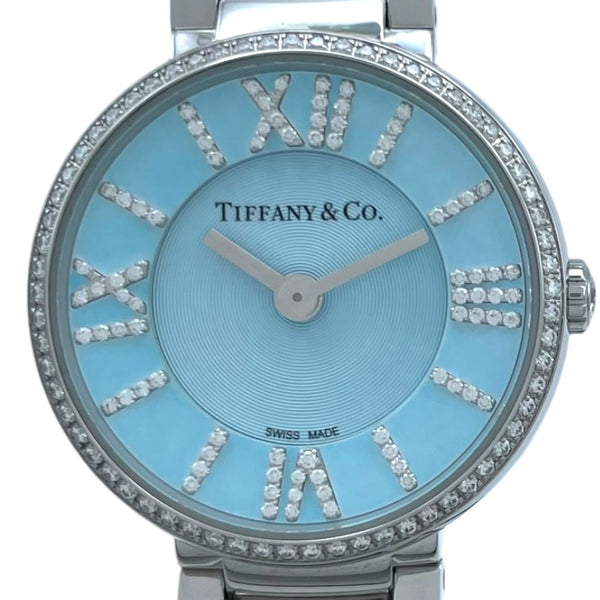 ティファニー TIFFANY＆CO アトラス 2ハンド 63320811 ティファニーブルー SS クオーツ レディース 腕時計
