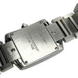 カルティエ Cartier タンクフランセーズSM W51008Q3 ホワイト SS クオーツ レディース 腕時計