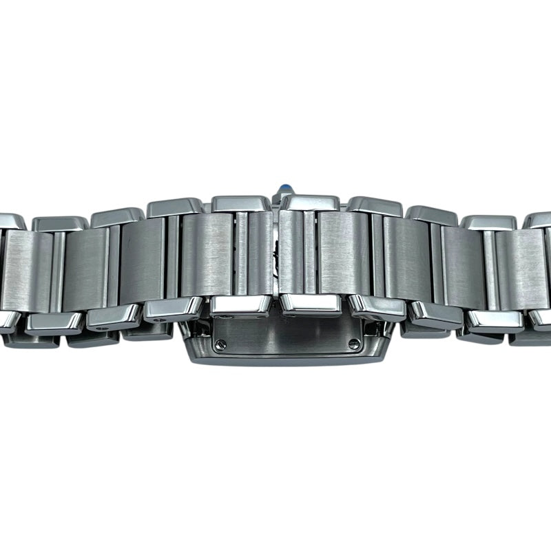 カルティエ Cartier タンクフランセーズSM W51008Q3 ホワイト SS クオーツ レディース 腕時計