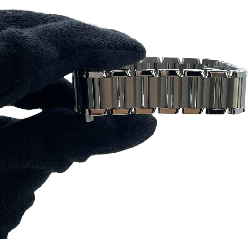 カルティエ Cartier タンクフランセーズSM W51008Q3 ホワイト SS クオーツ レディース 腕時計