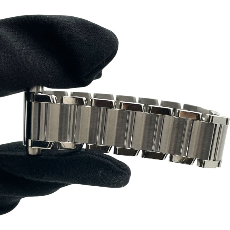 カルティエ Cartier タンクフランセーズ SM W51008Q3 アイボリー SS クオーツ レディース 腕時計