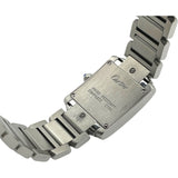 カルティエ Cartier タンクフランセーズ SM W51008Q3 アイボリー SS クオーツ レディース 腕時計