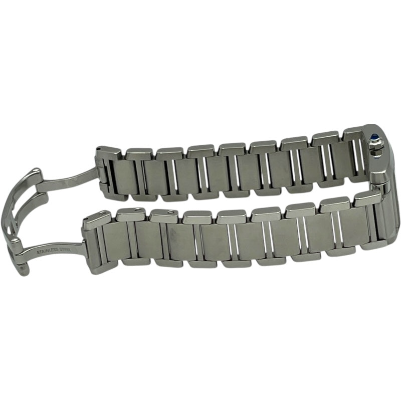 カルティエ Cartier タンクフランセーズ SM W51008Q3 アイボリー SS クオーツ レディース 腕時計