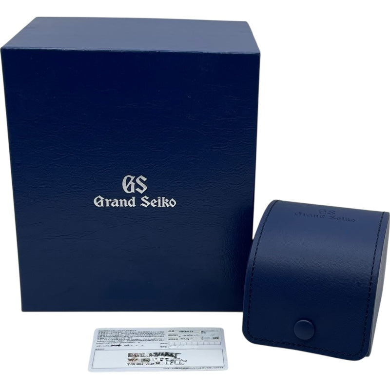 グランドセイコー Grand Seiko スポーツコレクション GMT SBGN029 ネイビー SS クオーツ メンズ 腕時計