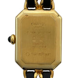シャネル CHANEL プルミエール ブラック GP クオーツ レディース 腕時計