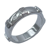 ハリーウィンストン HARRY WINSTON HWロゴバンドリング ホワイトゴールド Au750 ジュエリー