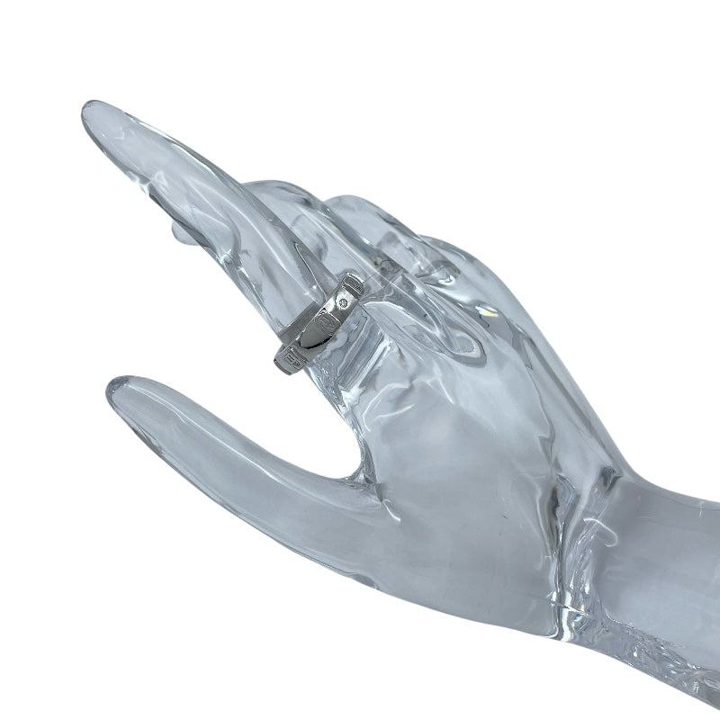 ハリーウィンストン HARRY WINSTON HWロゴバンドリング ホワイトゴールド Au750 ジュエリー